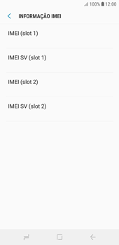 Como encontrar o número de IMEI do seu aparelho - Samsung Galaxy J4 Core - Passo 7