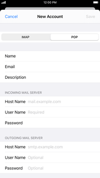 Email Messaging Manual Configuration On Your Iphone 6s Plus T Mobile Support