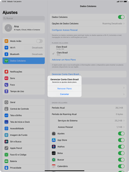 Como desativar o eSIM - Apple iPad Pro 12,9 - Passo 5