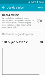 Como ativar e desativar uma rede de dados - Samsung Galaxy J1 - Passo 6