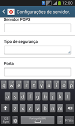 Como configurar seu celular para receber e enviar e-mails - Samsung Galaxy Core Plus - Passo 9