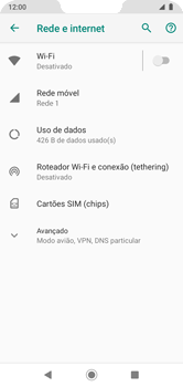 Como se conectar a uma rede Wi-Fi - Motorola Moto G7 Power - Passo 5