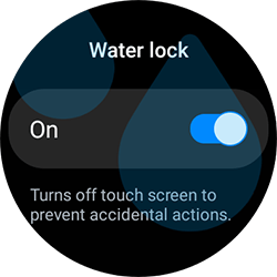 How to turn off water online lock on apple watch 5