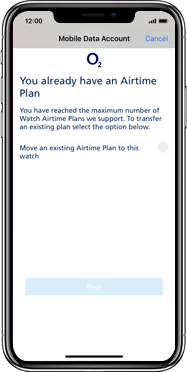 o2 airtime plan for apple watch cost
