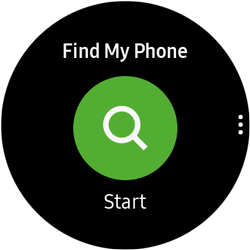 Find my phone galaxy watch online