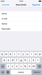 Como configurar seu celular para receber e enviar e-mails - Apple iOS 10 Apple iOS 10 - Passo 9