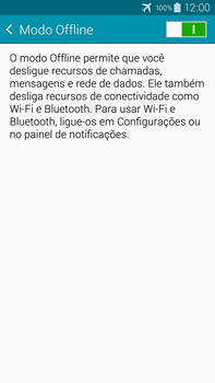 Como ativar e desativar o modo avião no seu aparelho - Samsung Galaxy Note - Passo 6