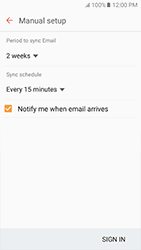authentication failed for email setup on s6 authentication failed for email setup on s6