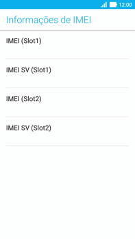 Como encontrar o número de IMEI do seu aparelho - Asus ZenFone 3 - Passo 6