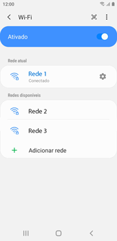 Como se conectar a uma rede Wi-Fi - Samsung Galaxy A01 Core - Passo 9