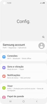 Como conectar à internet (APN automático) - Samsung Galaxy A21s - Passo 4