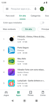 Como baixar aplicativos - Motorola Moto G7 Play - Passo 8