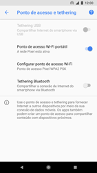 Como usar seu aparelho como um roteador de rede Wi-Fi - Google Pixel 2 - Passo 10