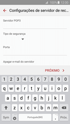 Como configurar seu celular para receber e enviar e-mails - Samsung Galaxy S6 - Passo 9