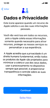 Como configurar pela primeira vez - Apple iOS 12 Apple iOS 12 - Passo 9