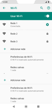 Como se conectar a uma rede Wi-Fi - Motorola Moto G7 Power - Passo 9