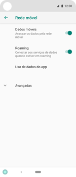 Como ativar e desativar o roaming de dados - Motorola One Action - Passo 7