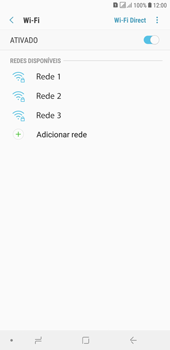 Como se conectar a uma rede Wi-Fi - Samsung Galaxy J4+ - Passo 7