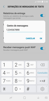 Como configurar o telefone para receber mensagens - Samsung Galaxy J4 Core - Passo 8