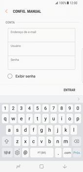Como configurar seu celular para receber e enviar e-mails - Samsung Galaxy S8 - Passo 9