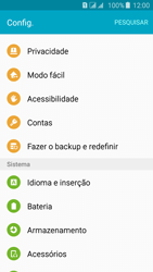 Como restaurar as configurações originais do seu aparelho - Samsung Galaxy J5 - Passo 4