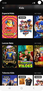 Conheça o Claro tv+ Kids - Claro tv+ no Celular Claro tv+ no Celular - Passo 7