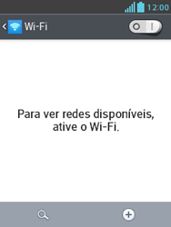 Como se conectar a uma rede Wi-Fi - LG Optimus L3 II - Passo 5