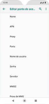 Como configurar a internet do seu aparelho (APN) - Motorola Moto G7 - Passo 11
