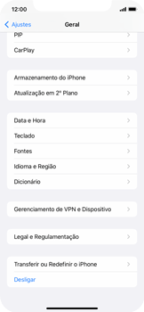 Como melhorar a velocidade da internet móvel - Apple iOS 15 Apple iOS 15 - Passo 4