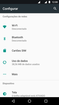 Como conectar à internet - Motorola Moto Z2 Play - Passo 6