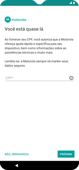 Como configurar pela primeira vez - Motorola Moto E6i - Passo 13