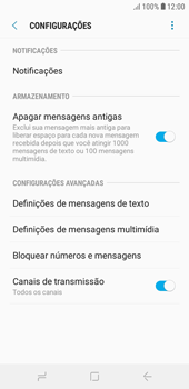 Como configurar o telefone para receber mensagens - Samsung Galaxy J4 Core - Passo 5