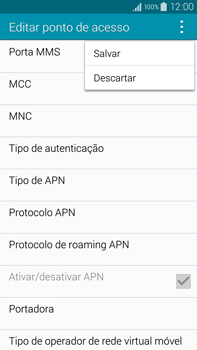 Como configurar a internet do seu aparelho (APN) - Samsung Galaxy Note - Passo 15