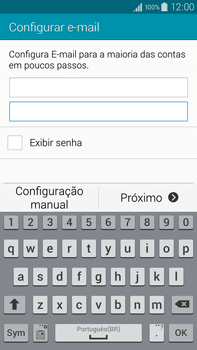 Como configurar seu celular para receber e enviar e-mails - Samsung Galaxy Note - Passo 6
