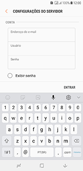 Como configurar seu celular para receber e enviar e-mails - Samsung Galaxy J6 - Passo 10