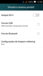 Como usar seu aparelho como um roteador de rede Wi-Fi - Huawei Y3 - Passo 5