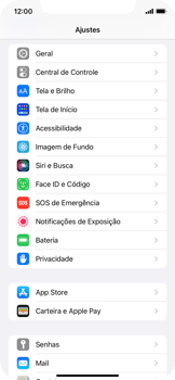 Como ver o relatório de privacidade dos aplicativos - Apple iOS 15 Apple iOS 15 - Passo 2