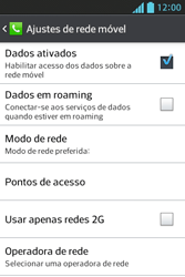 Como configurar a internet do seu aparelho (APN) - LG Optimus L5 - Passo 6