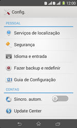 Como restaurar as configurações originais do seu aparelho - Sony Xperia E1 - Passo 4