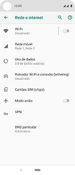 Como conectar à internet - Motorola One Vision - Passo 6