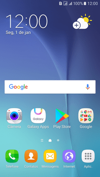 Como se conectar a uma rede Wi-Fi - Samsung Galaxy On 7 - Passo 1