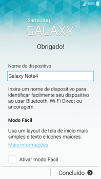 Como configurar pela primeira vez - Samsung Galaxy Note - Passo 14
