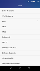 Como encontrar o número de IMEI do seu aparelho - Huawei Y6 - Passo 4