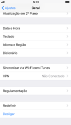 Como restaurar as configurações originais do seu aparelho - Apple iPhone 6 - Passo 4