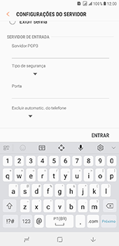 Como configurar seu celular para receber e enviar e-mails - Samsung Galaxy J8 - Passo 11