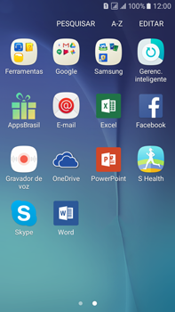 Como configurar seu celular para receber e enviar e-mails - Samsung Galaxy On 7 - Passo 3