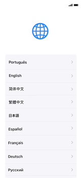 Como configurar pela primeira vez - Apple iOS 15 Apple iOS 15 - Passo 4