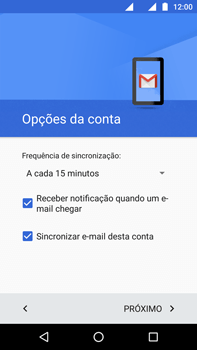 Como configurar seu celular para receber e enviar e-mails - Motorola Moto G (4ª Geração) - Passo 25