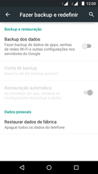 Como restaurar as configurações originais do seu aparelho - Motorola Moto G (2ª Geração) - Passo 5