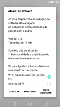 Como atualizar o software do seu aparelho - LG G5 Stylus - Passo 10